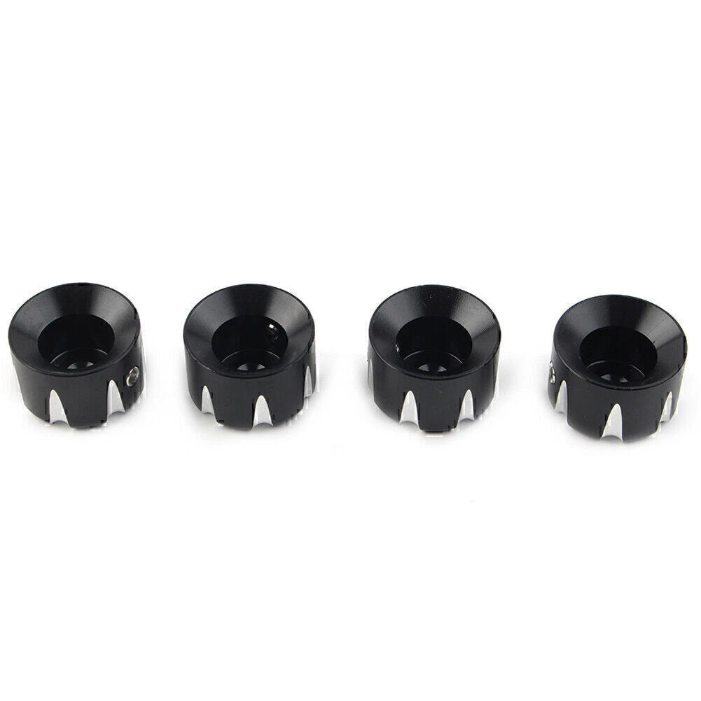 4 x CNC Motorcycle Engine Screw Topper Cover Caps for Harley 883