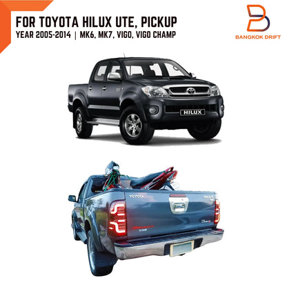 LED Smoke Black Tail Light for Toyota Hilux Ute Vigo (2005-2014)