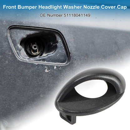 Bumper Headlight Washer Nozzle Cover for BMW M3 (2008-2013) Gray