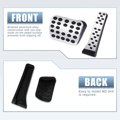 2 x Gas Brake Pedal Pad Covers for Mercedes-Benz C E S GLC GLE Class