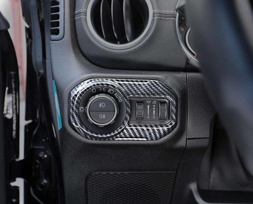 Headlight Switch Adjust Cover Trim for Jeep Wrangler JL (2018-2023)