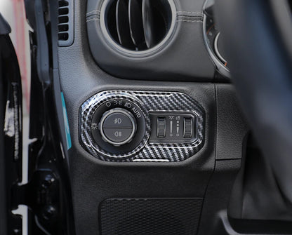 Headlight Switch Adjust Cover Trim for Jeep Wrangler JL (2018-2023)