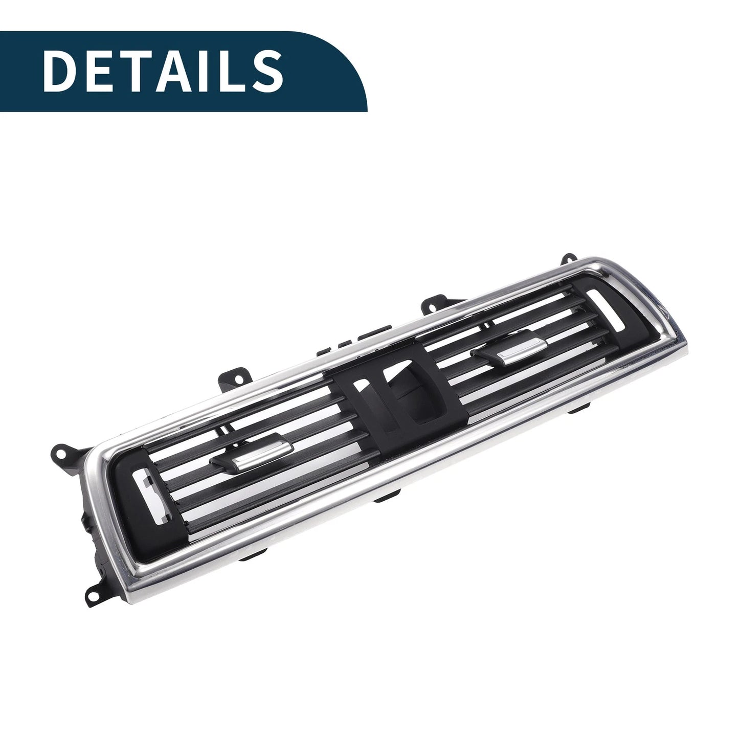 A/C Outlet Dash for BMW 528i (2011) Black Silver Tone