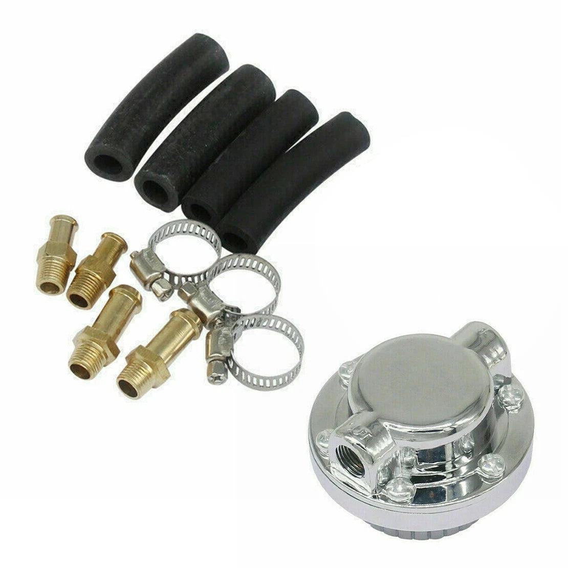 Adjustable Fuel Injector Pressure Regulator Kit for Carburetor Engine - 79