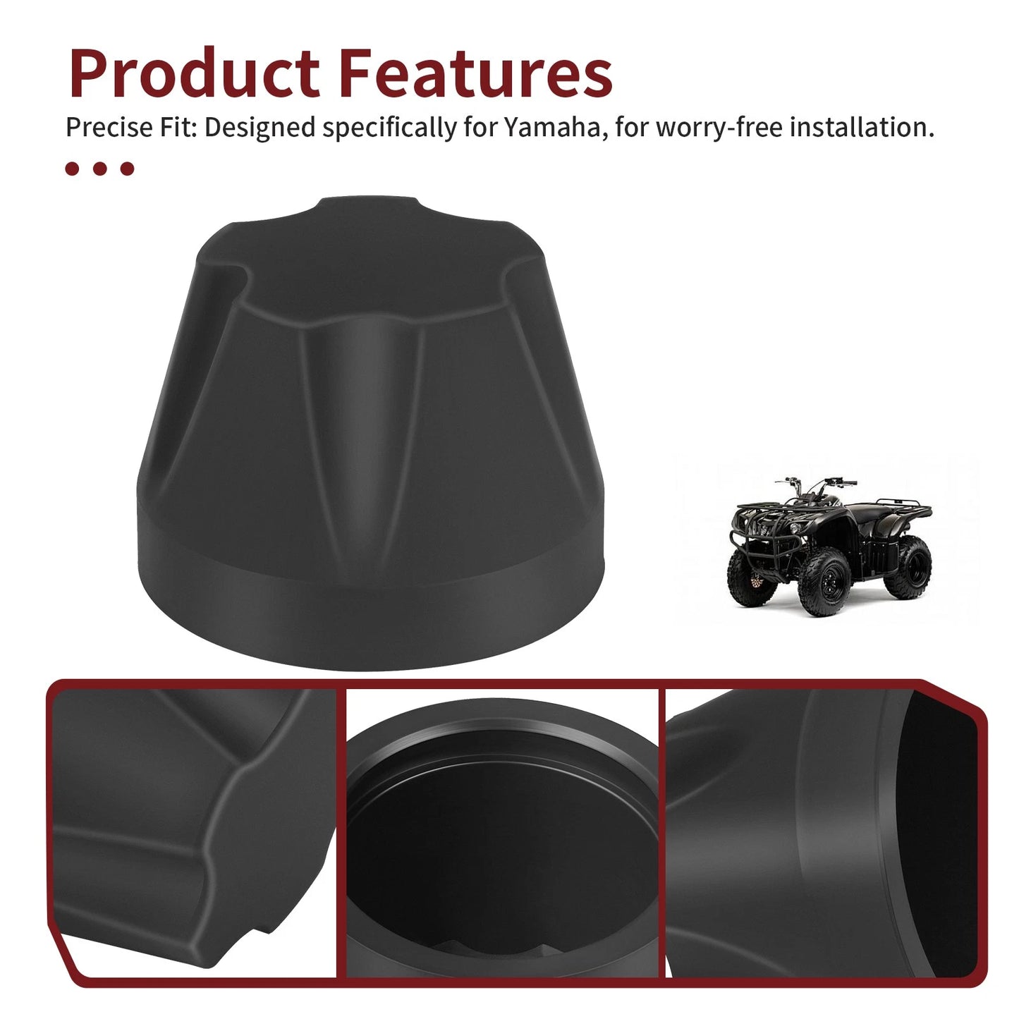 Front/Rear Wheel Cap for Yamaha Bruin 250/Champ 100/Timberwolf 250