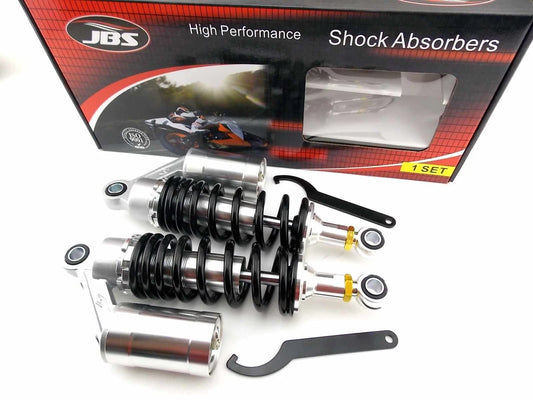 11" JBS Nitrogen Rear Shock Absorbers for Harley Davidson FLHR Road King (2009-2023)