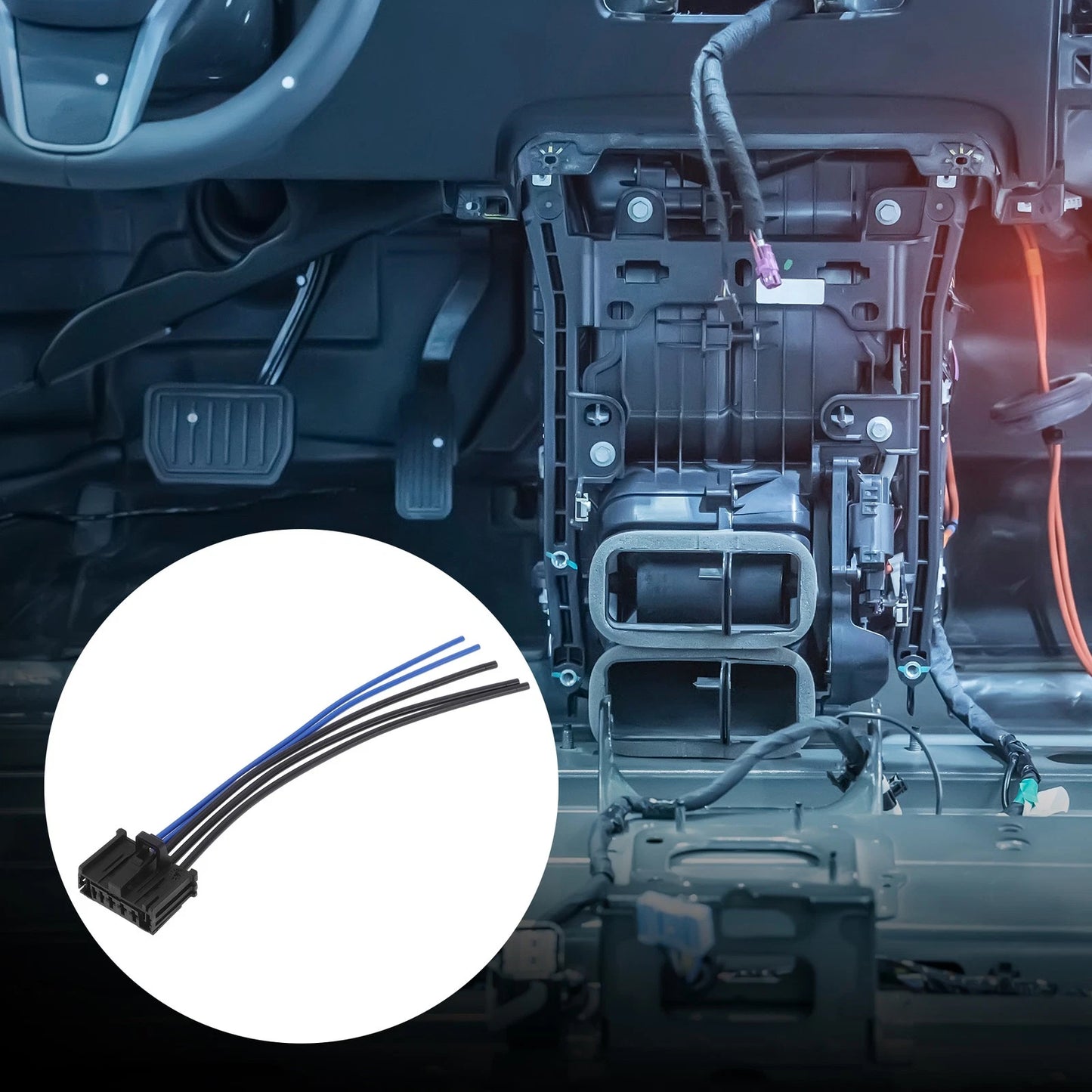 Blower Motor Resistor Cable Connector for Peugeot 206 (2000-2010)