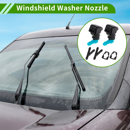 Windshield Washer Nozzles & Y Hose Connectors for Ford Edge (2011-2015)