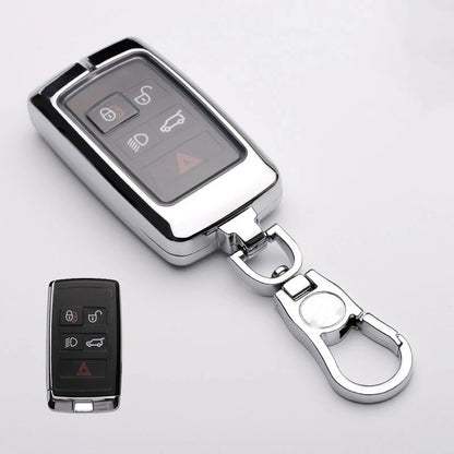 Zinc Alloy Car Key Fob Case Cover for Jaguar Land Rover Range Rover Evoque (2011–2024)