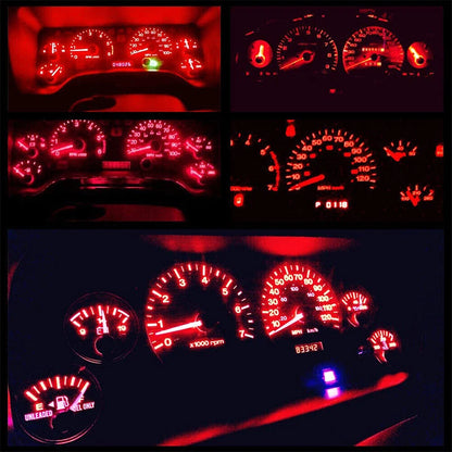 LED Bulb Kit for Chevy C10 C20 C30 Dashboard Gauge Cluster (1973-1987)