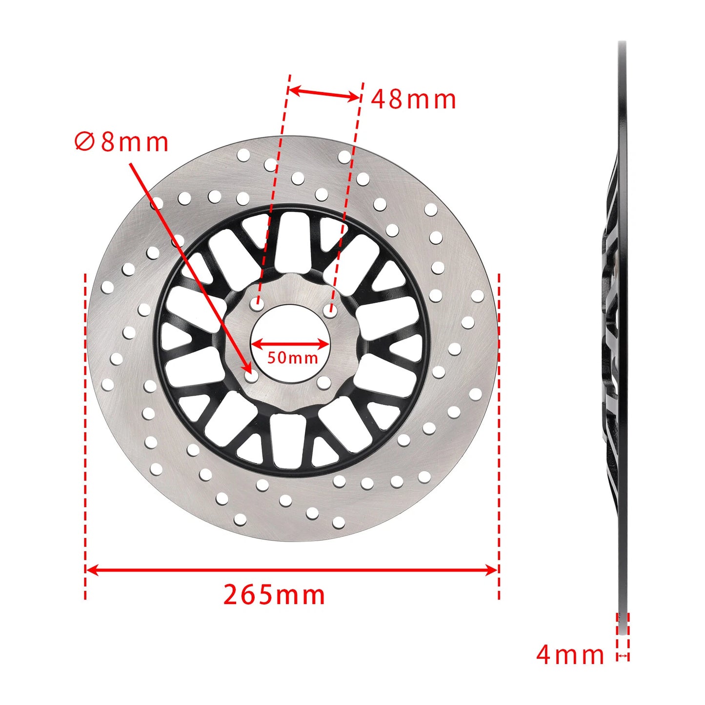 Brake Disc Front ø265mm for Motomel Skua 150/200, Corven Triax 150 (2010-2023)
