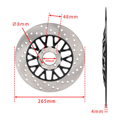 Brake Disc Front ø265mm for Motomel Skua 150/200, Corven Triax 150 (2010-2023)