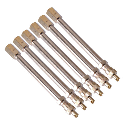6Pcs Metal Tyre Valve Extender Caps for Car Truck Motorcycle