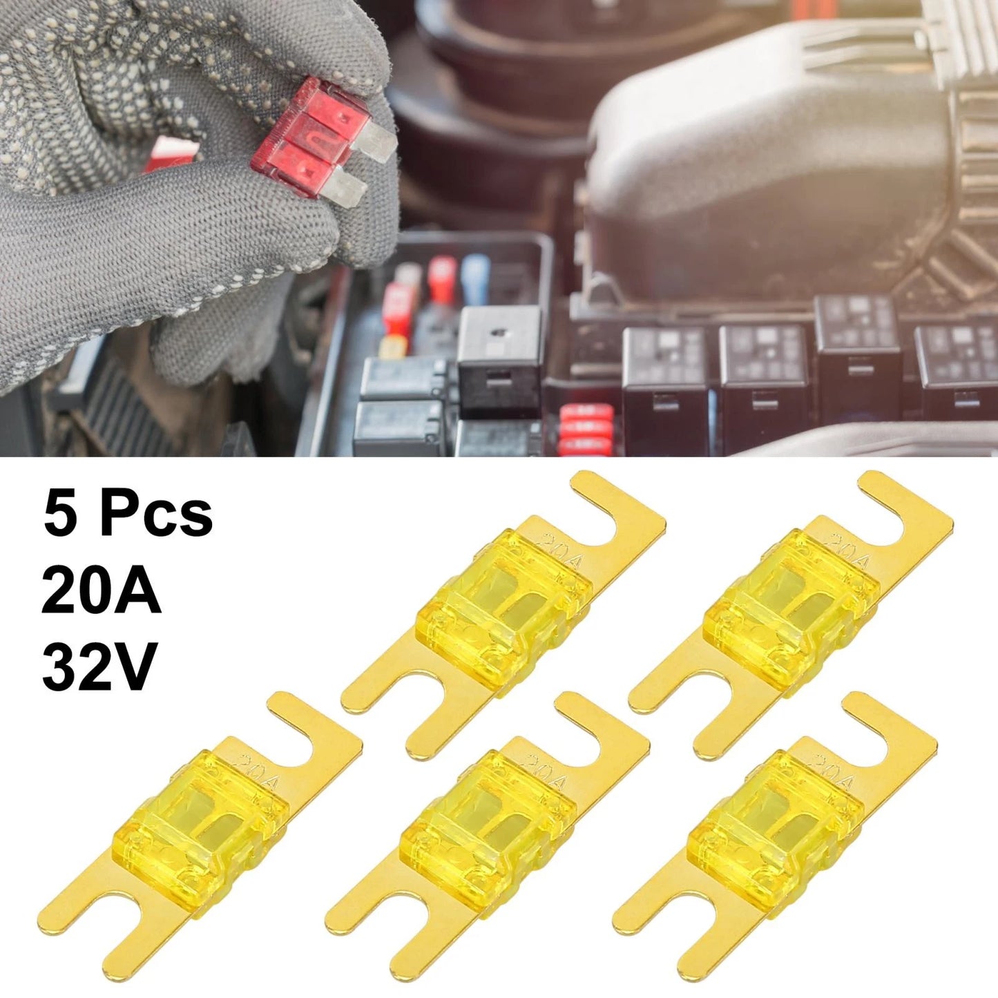 5 x AFS Mini ANL Fuses 20 Amp for Car Truck Motorcycle Boat Audio