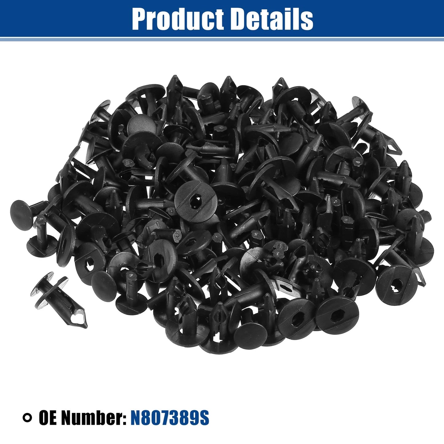 80 Pcs Car Bumper Retainers Clips for Ford Escape (2001-2012)