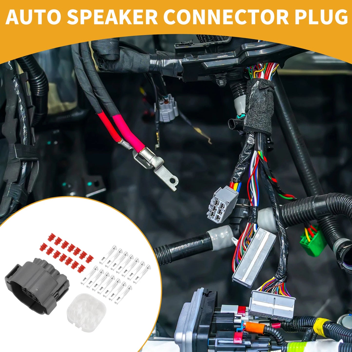 14 Pin Auto Speaker Connector Plug for Honda - 1 Set