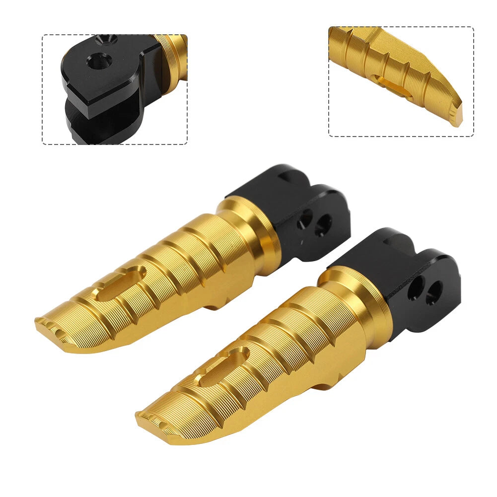 Passenger Rear Footrests for Ducati Scrambler 400/800/1100/Sport (2015-2023) Gold