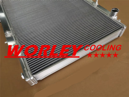 Radiator & 14" Fans for Nissan Patrol GU Y61 2.8L 3.0L RD28 ZD30 (1999-2013)