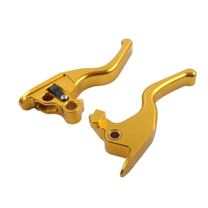 Gold Brake Clutch Levers 5.9" for Harley Street Bob FXBB Softail 114 (15-22)