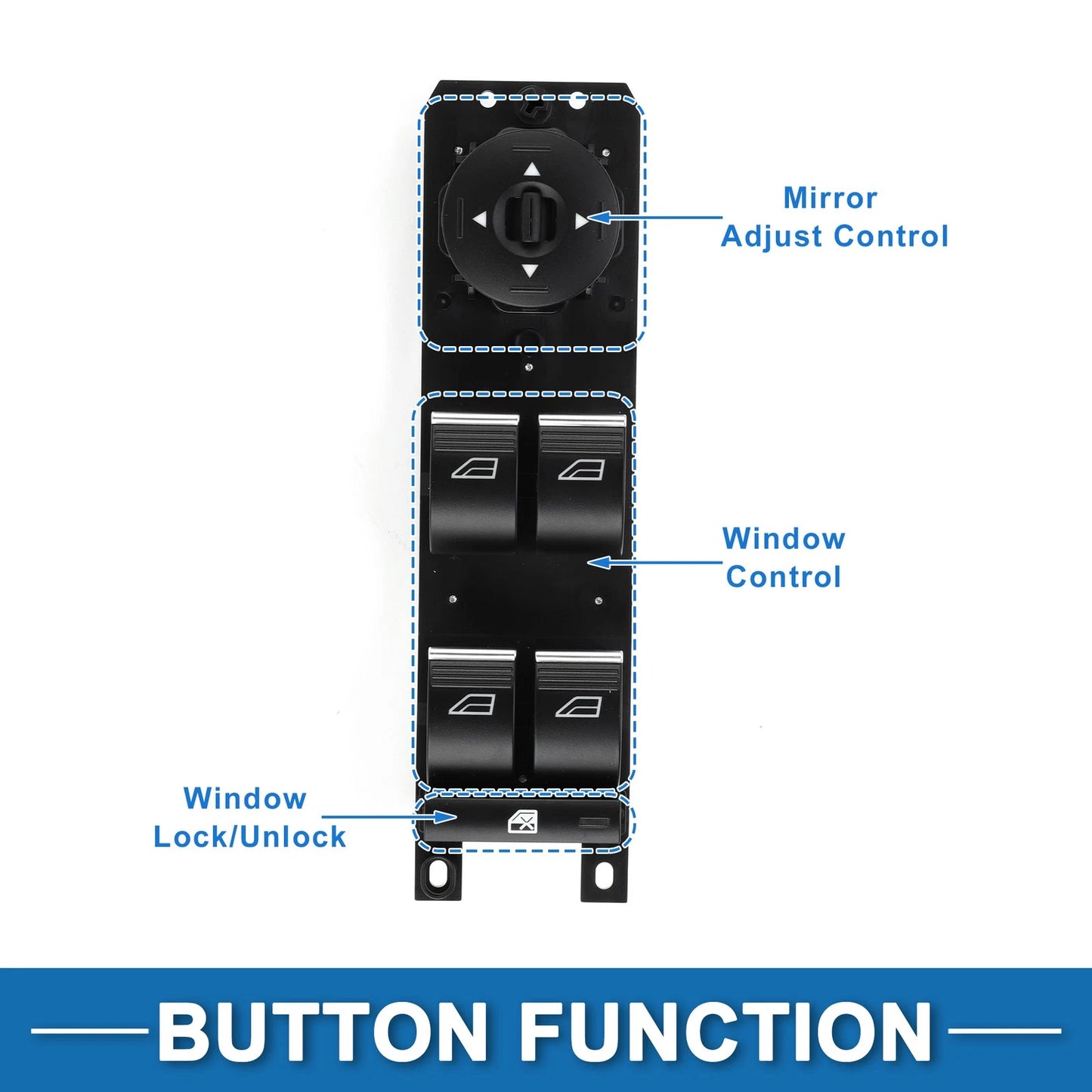 Front Power Window Switch for Ford Escape, Focus, Transit Connect (2013-2020)