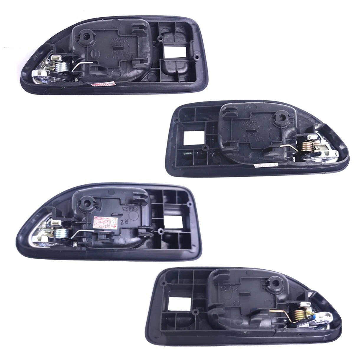 Interior Door Handle Gray Set 4 L+R Fits Honda Accord CD 4D Sedan 1994-97 D06