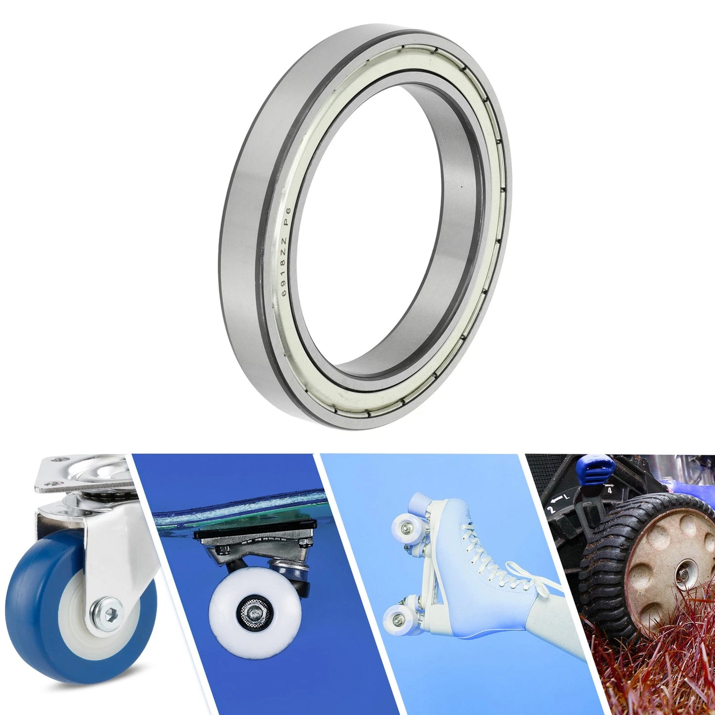 Deep Groove Ball Bearings P6 90x125x18mm 1 Pc for Scooter Skateboard Wheel