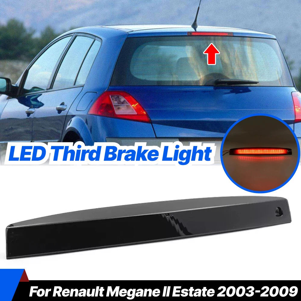 Smoke 3rd Tail Center Brake Lights for Renault Megane II Estate (2003–2009)