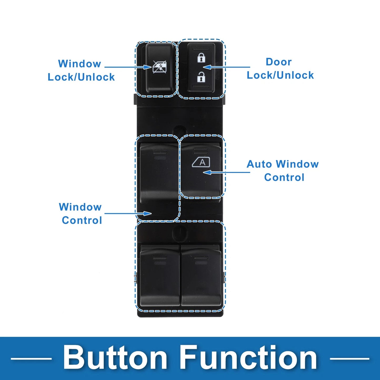 Power Window Switch for Nissan Almera (2016)