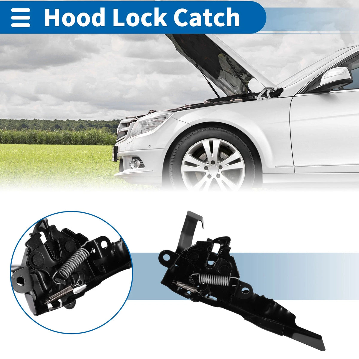 Bonnet Latch Assembly for Toyota Fortuner (2016-2022) - 1 x Quality Replacement