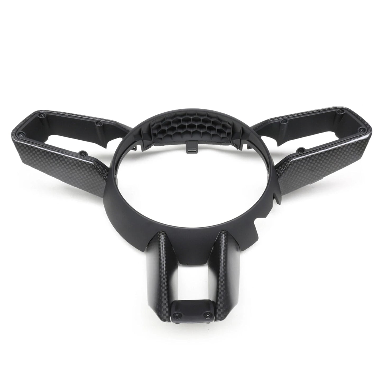 Matte Carbon Fiber Steering Wheel Cover for Porsche 911 (2020-2023)
