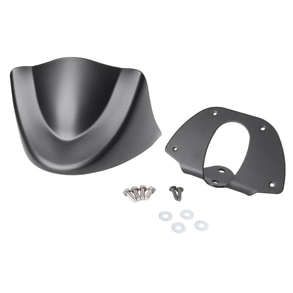 Black ABS Front Bottom Fairing Fender for Harley Dyna (2006-2017)