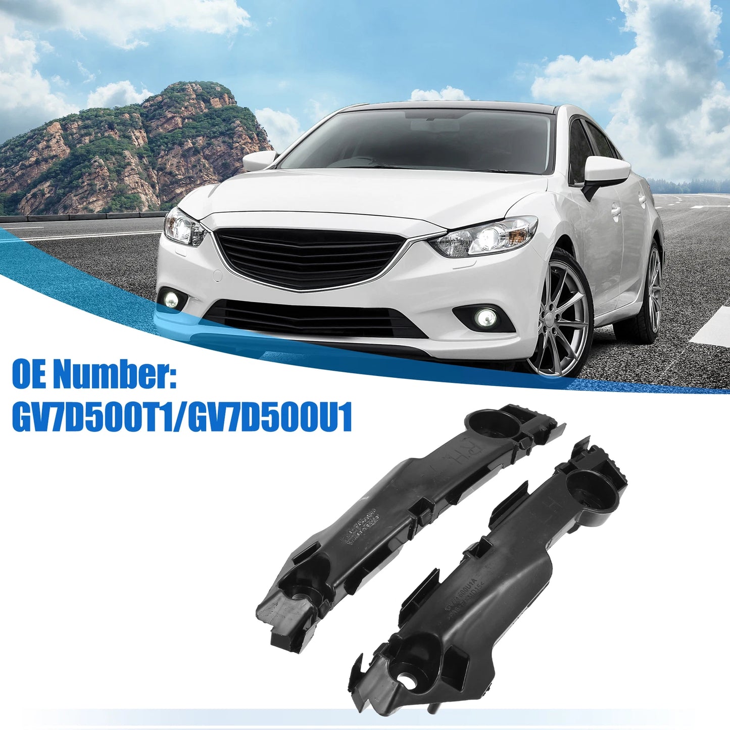 Left Right Front Bumper Bracket for Mazda 6 GH (2007-2012)