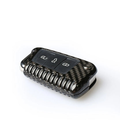 Carbon Fiber Key Case Cover for 2015-2021 VW MK7 Golf GTI Jetta (2015-2021)