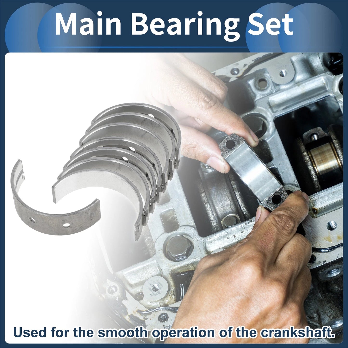 Main Bearing Set for Toyota Highlander (2002-2004)