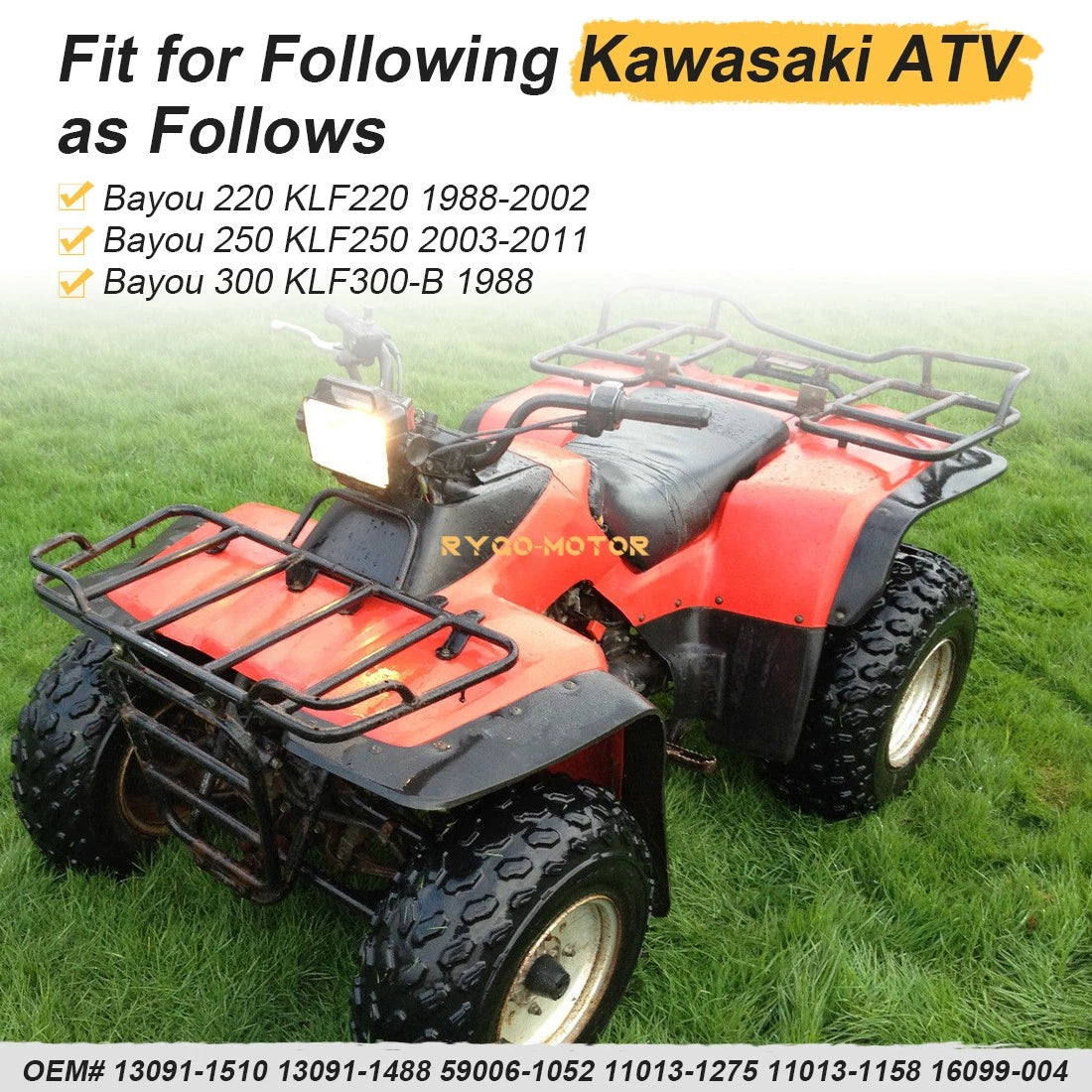 Air Filter Foam Oil Guide Holder for Kawasaki Bayou 220 250 KLF220/KLF250