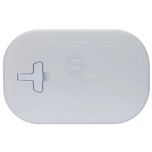 Access Locker Hatch Removable Lid Polar White 229mm x 356mm Jim Black USA