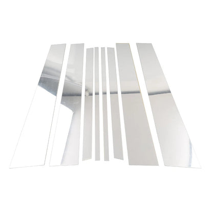 8x Pillar Post Door Window Cover Trim for Honda Pilot Ridgeline (2016-2022)