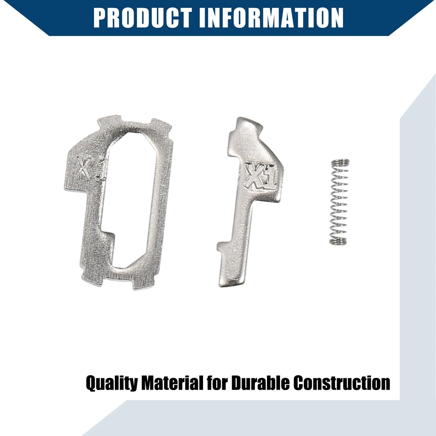 Car Lock Reed Lock Plate Set for Dodge & Honda - Durable Metal