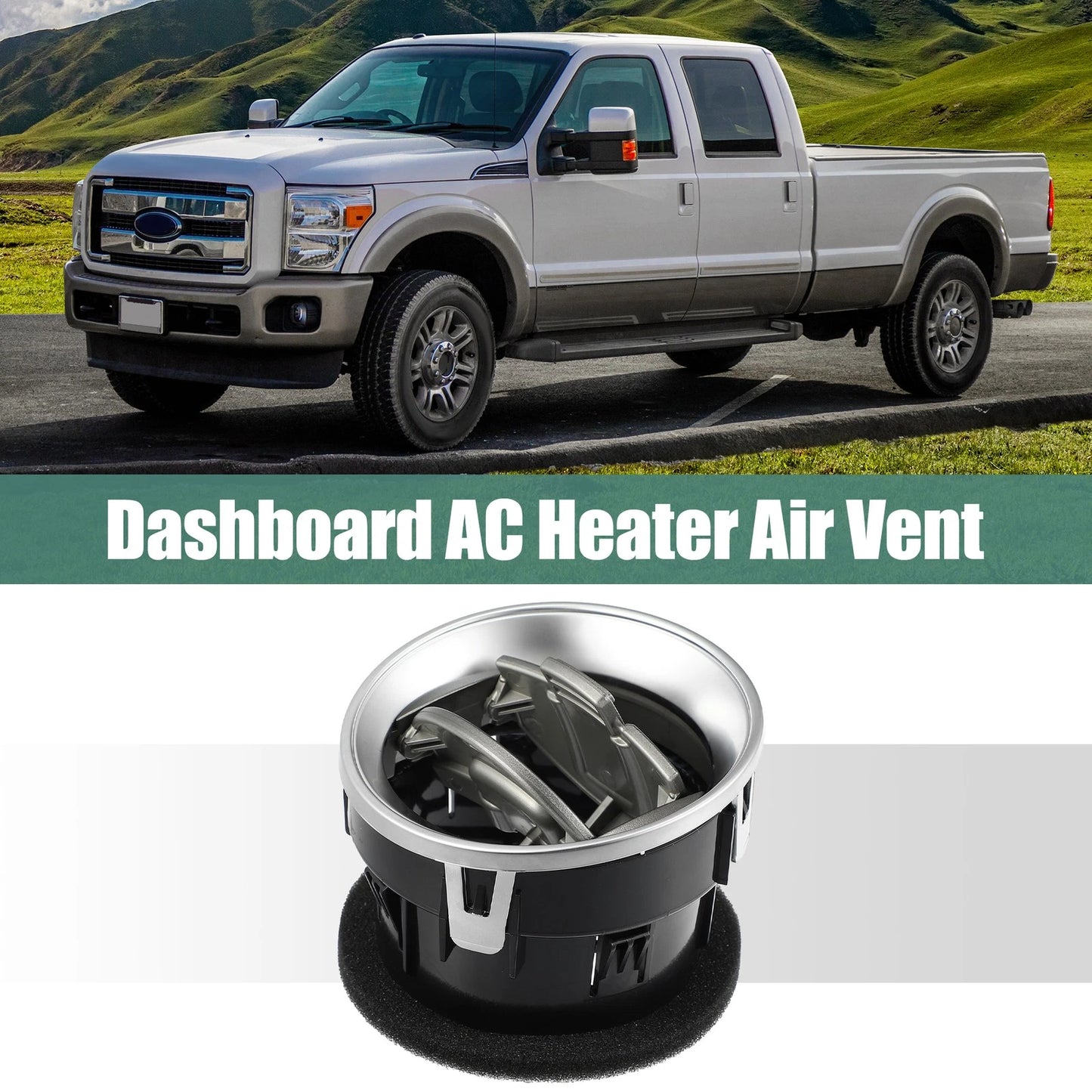 Chrome AC Heater Vent Louver for Ford F150 (2009-2014)
