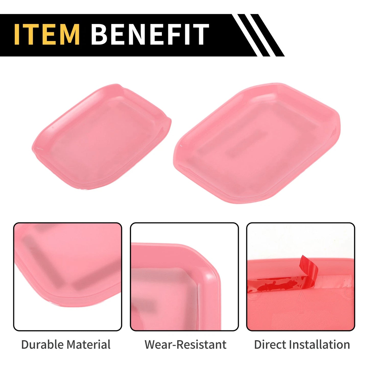 Exterior Door Handle Bowl Cover Trims for Jeep Gladiator JT (2020-2024) Pink
