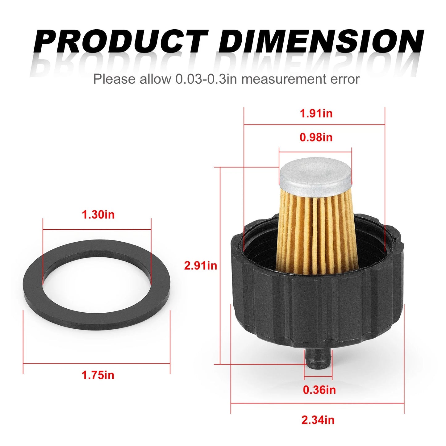 Fuel Filter for Yamaha G5-A G5A (1990–1995)