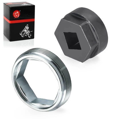 Steering Stem Bearing Holder Nut Kit for YAMAHA Banshee/Warrior/Raptor/Bruin 350