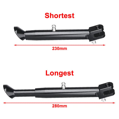 Black Adjustable Side Kick Stands for KAWASAKI ZX14R (2006-2014)