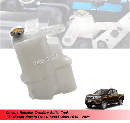 Coolant Reservoir Overflow Tank for Nissan Navara D23 NP300 (2015-2021)