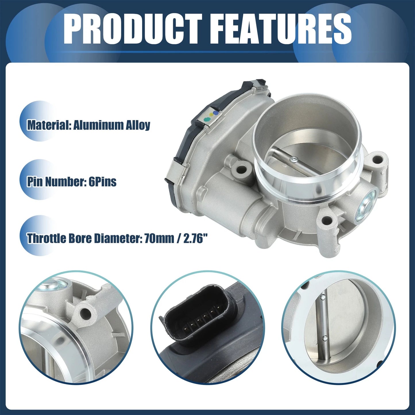 Throttle Body Actuator for Ford Expedition 3.5L V6 (2018-2022)