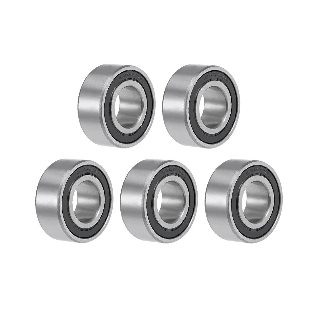 2 x Ball Bearings 17x35x14mm Double Sealed Chrome Steel Z2 ABEC1 for RC Car