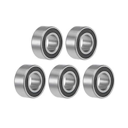 2 x Ball Bearings 17x35x14mm Double Sealed Chrome Steel Z2 ABEC1 for RC Car