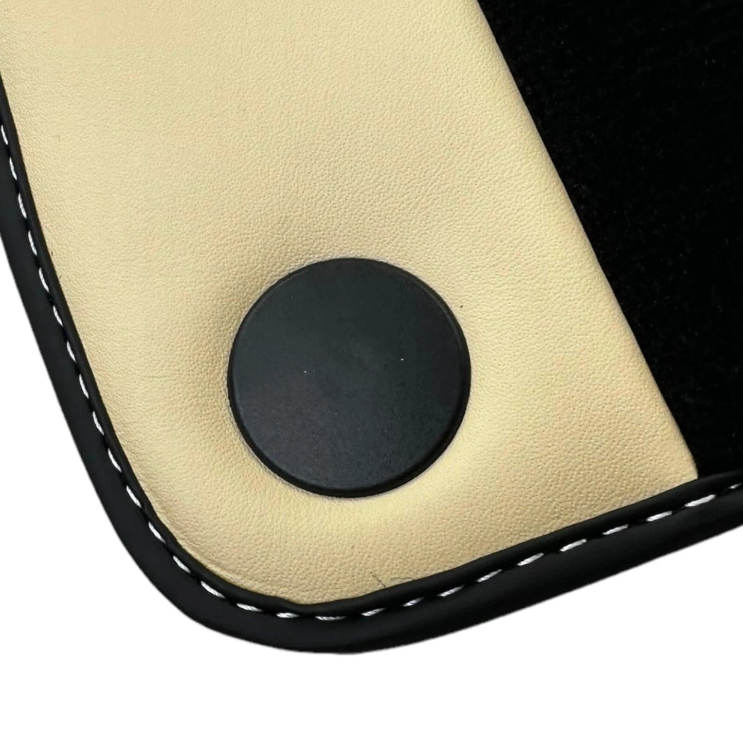 AutoWin Floor Mats for Ferrari California Crema Nappa Leather (2008-2014)