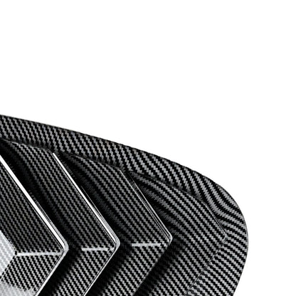 Carbon Look Rear Window Scoop Shutter Vent Covers for BMW 1Series (2005–2011)