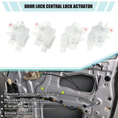 4 x Door Latch Actuators for Honda Accord (2003-2007)